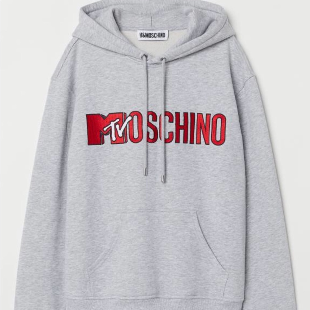 Moschino Embroidered Hooded Sweatshirt 🔥🔥🔥